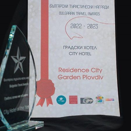 Residence City Garden - Certificate Of Excellence Top 10 Best Five-Stars City Hotels For 2024 Awarded By Htif Płowdiw Zewnętrze zdjęcie