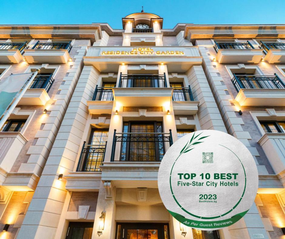 Residence City Garden - Certificate Of Excellence Top 10 Best Five-Stars City Hotels For 2024 Awarded By Htif Płowdiw Zewnętrze zdjęcie